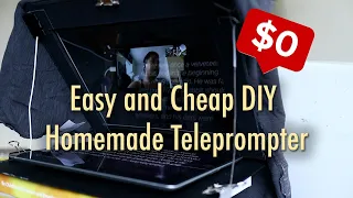 Easy and Cheap DIY Homemade Teleprompter