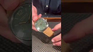 Panerai Radiomir 8 Days Titanium Green Dial Mens Watch PAM00735 Review | SwissWatchExpo