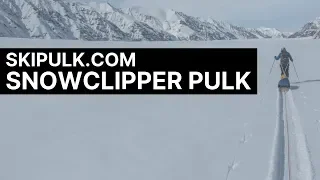 SkiPulk.com Snowclipper Cross Country Ski/Snowshoe Pulk/Gear Sled for Winter Camping & Pulling Kids