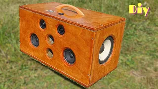 How to Make a Wood Speaker Box  part I