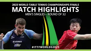 Ma Long vs Kristian Karlsson | MS R32 | 2023 ITTF World Table Tennis Championships Finals