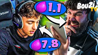 DECK LE MOINS CHER AVEC DECK LE PLUS CHER SUR CLASH ROYALE AVEC INOX !