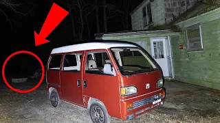 TERRIFYING VAN CAMPING TRIP IN FOREST (GONE WRONG)