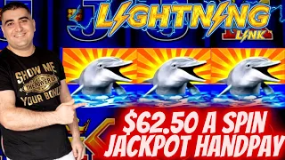 $62.50 A Spin ✦HANDPAY JACKPOT✦ On High Limit Lightning Link Slot | Las Vegas Casino JACKPOT | EP-18