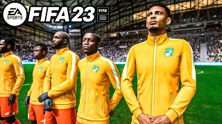 FIFA 23 Côte d'Ivoire vs France | Champion 2024 | Ultra Realism Gameplay MOD 4K HDR