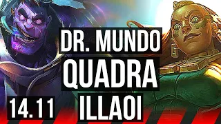 DR. MUNDO vs ILLAOI (TOP) | Quadra, 51k DMG | BR Master | 14.11