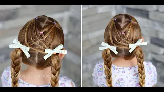 Crossed Pull Through Hairstyle