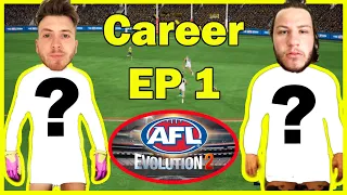 AFL EVOLUTION 2 CAREER (WHICH TEAM WILL WE CHOOSE?) | EPISODE 1 @YungkingCookson