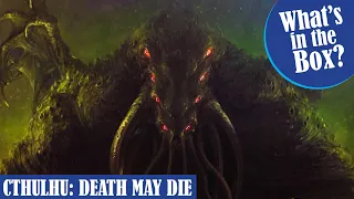 CTHULHU DEATH MAY DIE Kickstarter Board Game Unboxing with Expansions