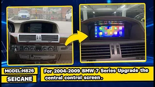 Carplay radio upgrade for BMW 7 Series E65 E66 E92 CCC 2004 2005 2006 2007 2008 with Bluetooth