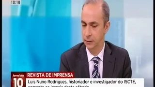 SIC Notícias - Jornal da 10 - Luís Nuno Rodrigues