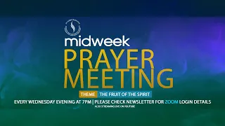 Midweek Prayer Meeting | Elder Robert English | Scarborough SDA Church