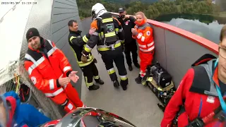 Treppenlauf an der Heini-Klopfer-Skiflugschanze in Oberstdorf am 21.10.2023.