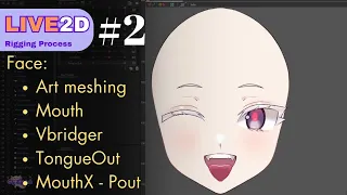 【Live2d Rigging】for Wickedles : Mouth and VBridger