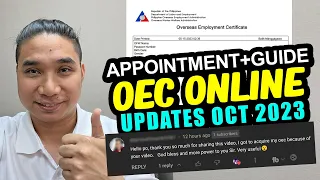 OEC Online Appointment 2023 | Paano kumuha ng oec exemption online