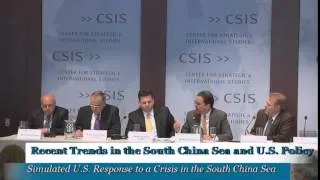Recent Trends in the South China Sea and U.S. Policy: Panel 4, Simulation