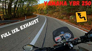 Yamaha YBR 250 on Twisty Road - Full IXIL Exhaust sistem (Part 2)