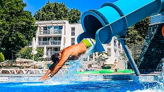 DROP Waterslide at Aquamania Waterpark