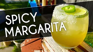 Spicy Margarita Recipe with Jalapeño |  Rob's Home Bar How to Make Cocktails | Cocktail Recipes