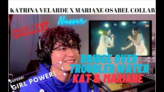 [REAKSYON] POWER COLLAB! Bridge Over Troubled Water by Katrina Velarde & Mariane Osabel | JANGReacts