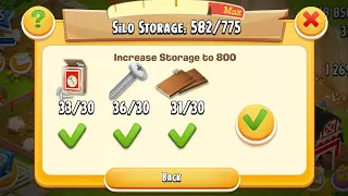 Upgrading Silo Storage to 800 | Hay Day Gameplay | Hay Day | Level 55 @devilshayday