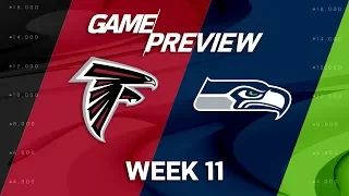 Atlanta Falcons vs. Seattle Seahawks | NFL Week 11 Game Preview | NFL Playbook