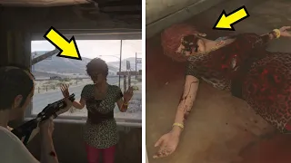 What happens if Trevor Kills his Mom in gta 5