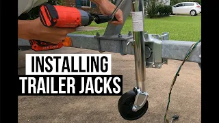 HOW TO Mount A New TRAILER JACK | Quick Installation Guide - Boat Trailer