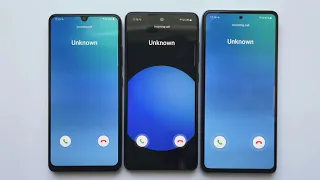 Samsung Galaxy A32, A52, A72 Incoming Call. Android 11, One UI 3.1