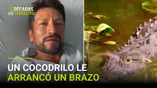 Un cocodrilo le arranca un brazo a un hombre hispano que entró a nadar a un lago