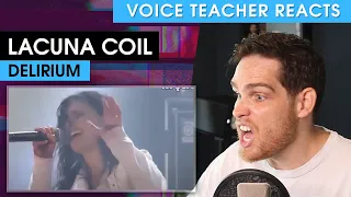 Voice Teacher Reacts to Lacuna Coil - Delirium (Woodstock in Poland)