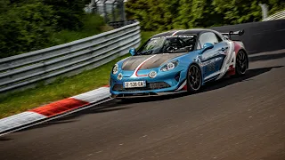 ALPINE A110 MP-R vs 991 GT3 RS RING TAXI GETSPEED 7.32 BTG