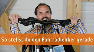 So stellst du den Fahrradlenker gerade