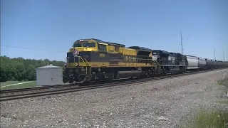 Railfan Archives: NS 1069 (VGN HU) leads an ethanol train thru New Carlisle 6/6/2020