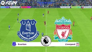 FC 24 | Everton vs Liverpool - English Premier League 23/24 Season - PS5™ Full Match & Gameplay