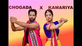 Chogada X Kamariya | Milhaj ft. Mansi | Darshan Raval | Loveyatri | Mitron | Dance| BOLLYWOOD GARBA