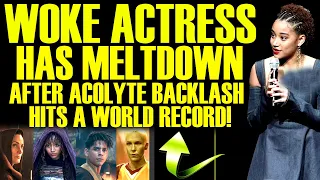 WOKE ACTRESS ATTACKS FANS AFTER THE ACOLYTE BACKLASH HITS A WORLD RECORD! DISNEY STAR WARS DISASTER