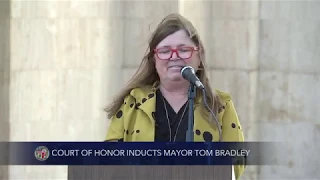 Former Mayor Tom Bradley Honored