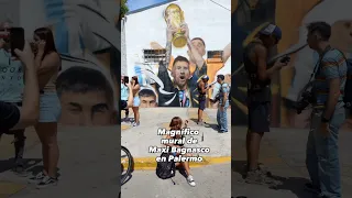 Mural de Messi en Gorriti y Darwin #Palermo #BuenosAires