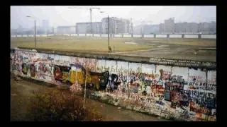 Berlin Wall in 1988 and 1989