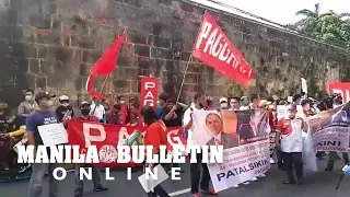 PAGGAWA protest in front of DOLE, calling DOLE Secretary Laguesma to drop the Department Order No. 1