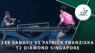 Lee Sangsu vs Patrick Franziska | T2 Diamond 2019 Singapore (R16)