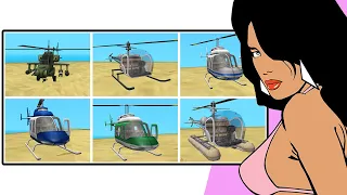 How to get ALL HELICOPTERS in GTA Vice City (All Locations)