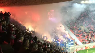 ULTRAS AND FANS: SEKTION 12 COPENHAGEN IN PRAGUE FOR EUROPA LEAGUE | Slavia Praha - FC København