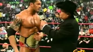 Batista and Jim Ross interview   RAW 4 11 2005   Video Dailymotion