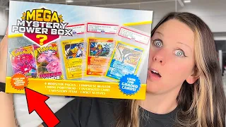 ⚠️WAIT, Strangely GOOD Pokemon MEGA Mystery Boxes AGAIN? (card opening)