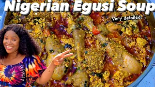 How to make Nigerian Egusi Soup for Beginners | like a pro | step by step