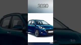 Evolution of Hyundai i10 (2013-2024)#viral #shortvideo..