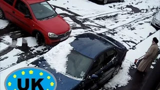 UK Cars on Snow + Ice compilation 2015