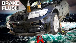 How To Flush The Brake Fluid On Your E90 BMW!